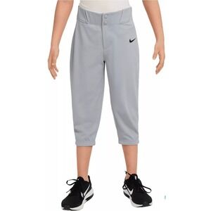 Nike Vapor Select 2 High Boys Youth Size Large Baseball Pants Gray